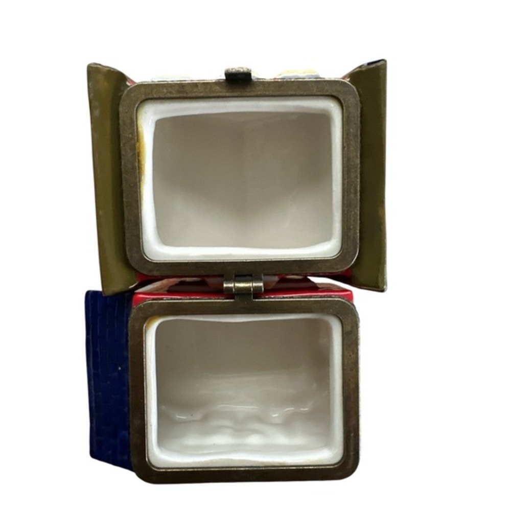 Spirit Folk APPLE FARM (Carol Endres) Hinged Trinket Box by‎ Enesco Johnny - Picture 5 of 6